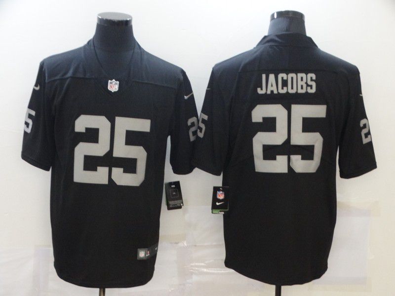 Men Oakland Raiders #25 Jacobs Black Nike Limited Vapor Untouchable NFL Jerseys